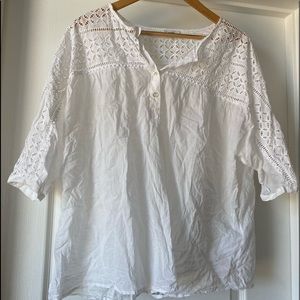 Closed Eyelet Blouse